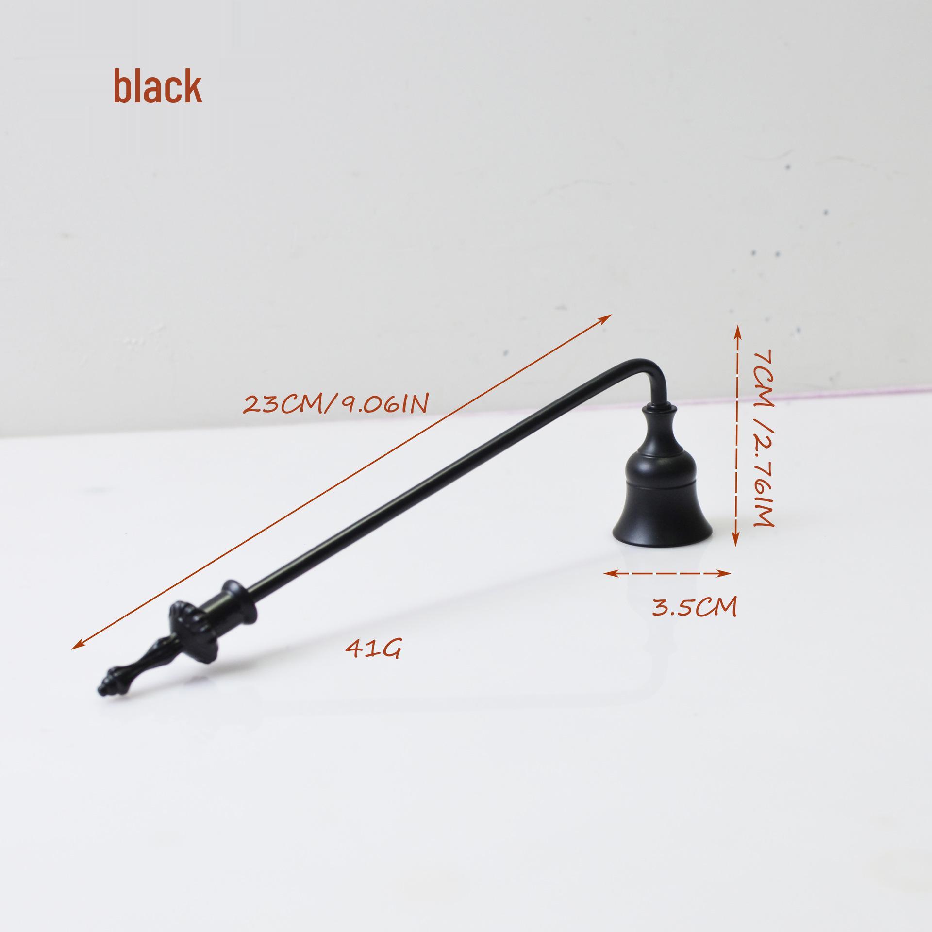 Multi-color Metal Candle Snuffer and Aromatherapy Tool with Handle.
