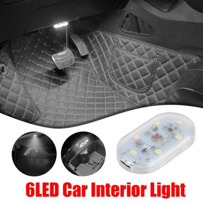 Night Hand Touch Light Indoor Car Lighting Car Roof Magnets Reading Lamp Car Interior Lights Reading Light Ceiling Lamp 5V 6LED