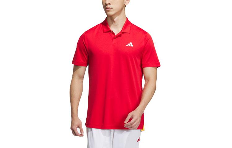 Мужская футболка-поло Adidas HEAT.RDY Pro Светло-алый/Белый IV7582 XXL