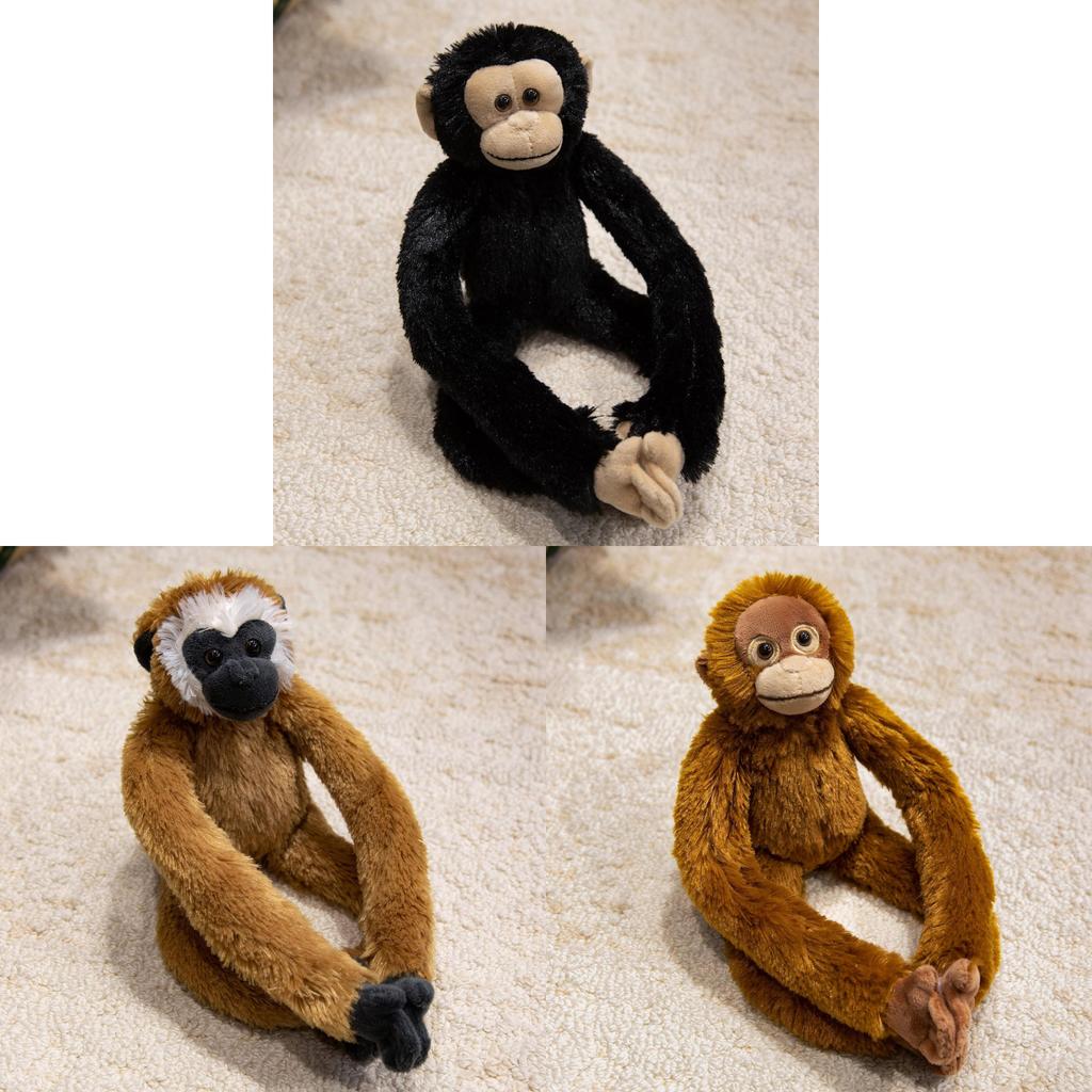 Peluche Scimmia con Imbottitura in Cotone PP per Arredo Cameretta Bambini
