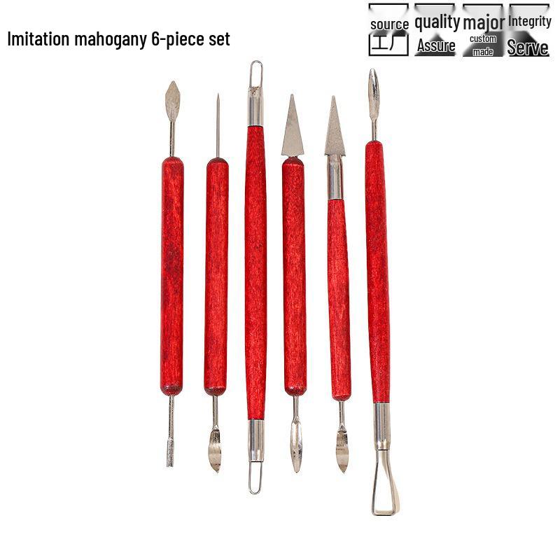 

24-Piece Child s Pottery & Sculpture Tool Set - Fine Carving Oil Clay & Trimming Tools 24-Piece Set