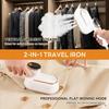1200W portable clothing steamer, 10 second fast heating Plancha a Vapor Para Ropa, with LED, 180 ° rotating handle and ceramic base plate