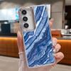 Sandstone Marble Case For Samsung Galaxy Z Flip 8 7 6 5 4 Flip8 Flip7 Flip6 Magnetic For Magsafe Clear PC Hard Folding Phone Cover