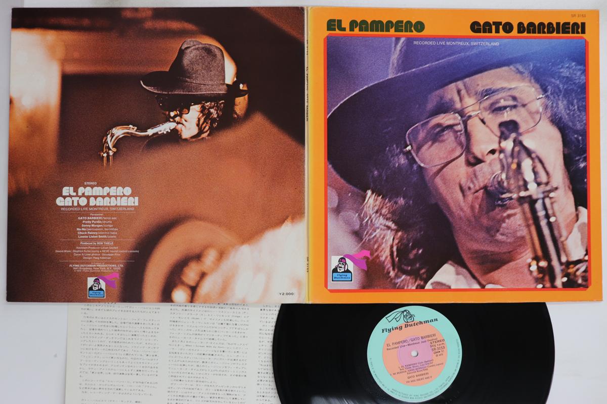 

LP Пластинка GATO BARBIERI - El Pampero SR3153 FLYING DUTCHMAN 1972 Япония Джаз Б/У