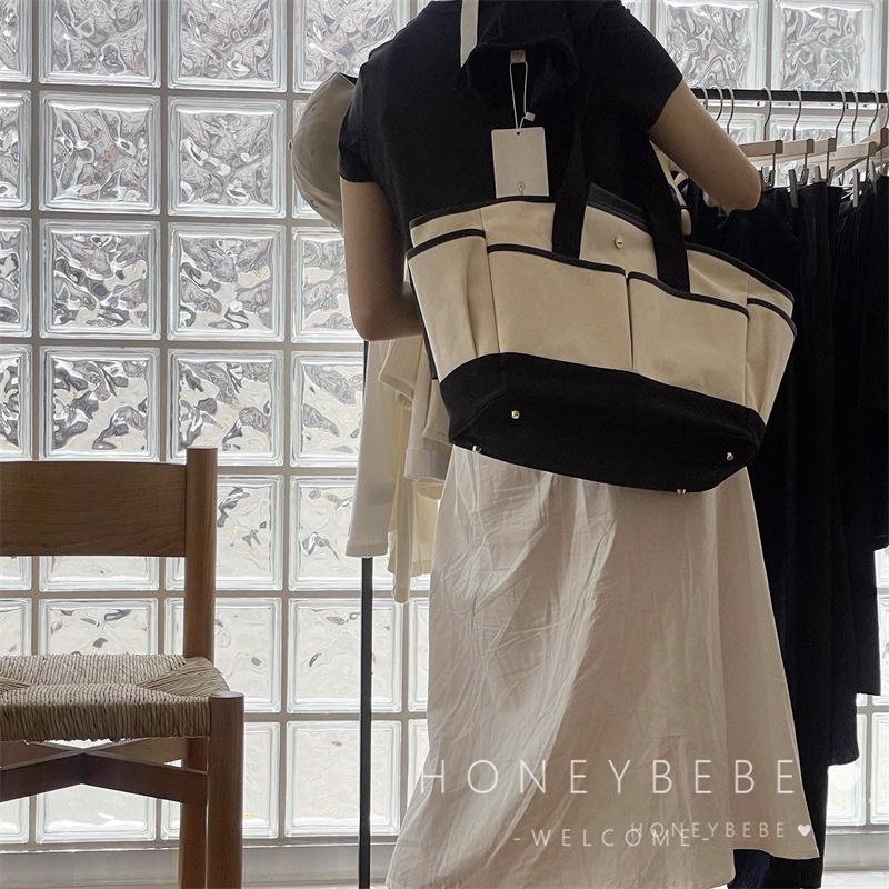 Versatile Korean Crossbody Mummy Bag - Large Capacity, Lightweight Canvas for Mom & Baby