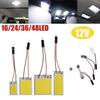 Energy Efficient and Ultra Bright COB LED Light Panel for Car Interior Ceiling with 16/24/36/48LED In 6000K White Light