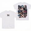 One Piece Luffy Transformation Form Printed Tshirt Anime Cotton Comfortable Parentchild Clothing
