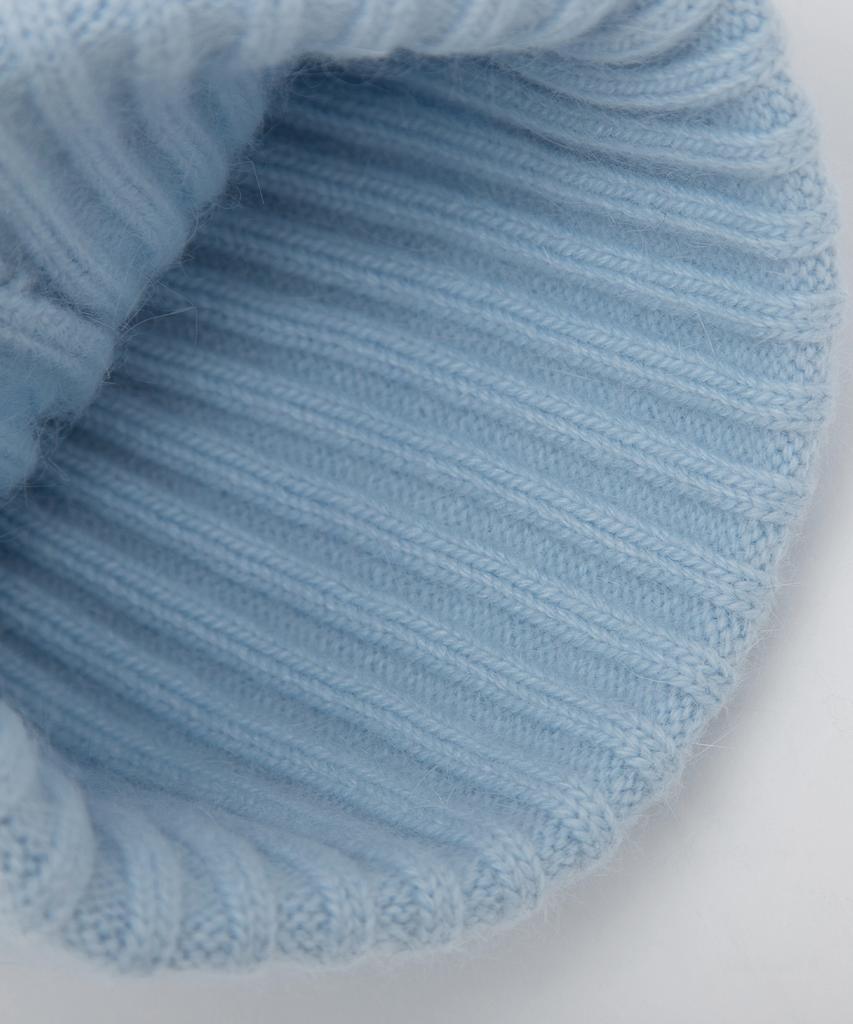 ROLAROLA Lace Label Angora Knit Beanie Sky