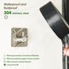 Self Adhesive Hook Heavy-duty Towel Rack,  Wall Self-adhesive 304 Stainless Steel, No Need for Drilling, Waterproof