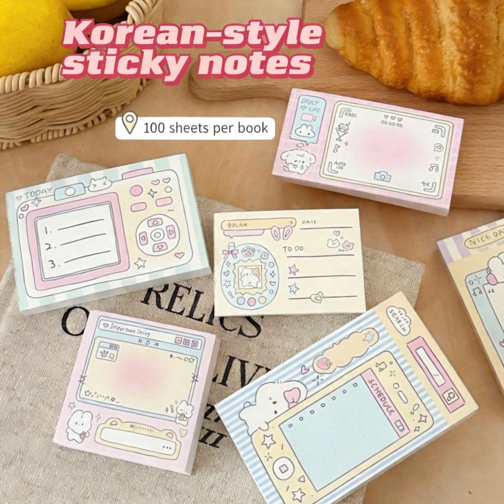 Memo Pads For Students Non-Sticky Non-Sticky Notepads Romantic Notepads Adorable Cute Mini Notepads For School Journaling