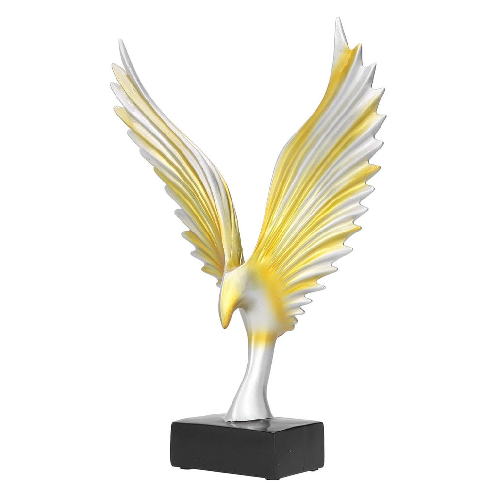 Resin Craftwork Sculpture Decoration Desktop Ornament Abstract Eagle Home Decor
