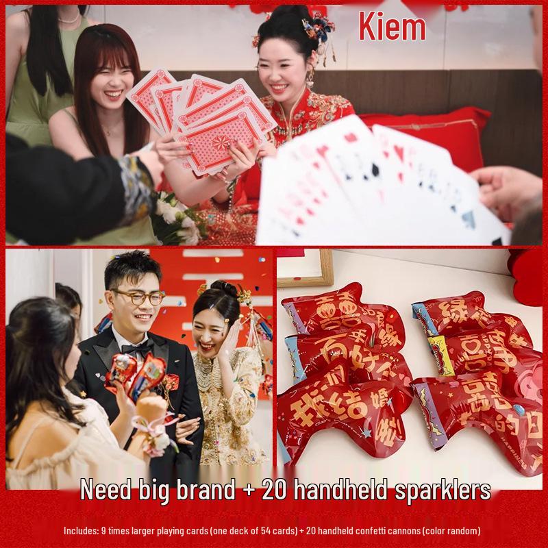 Door-Blocking Game: Large Wedding Reception Props for Photography and Entertainment