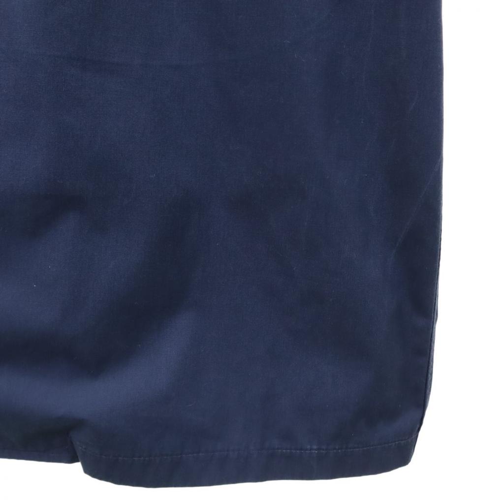 US ARMY 70s DLA Vintage All Weather Coat Stainless collar coat 36R Navy Men's Used