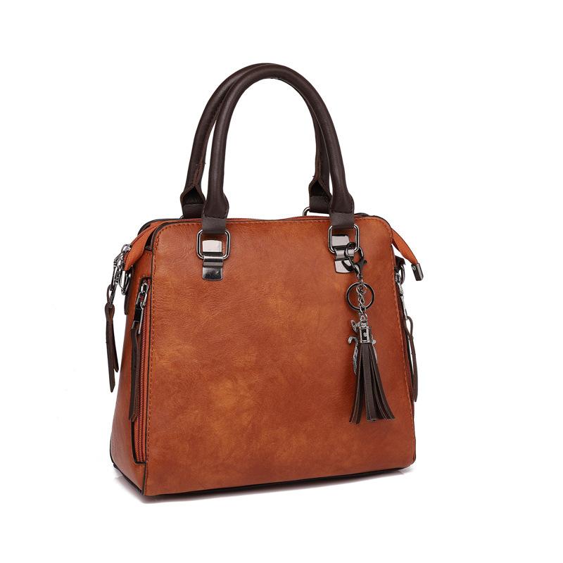 European and American Style New Child and Mother Multi-piece Women's Bag Popular Retro Women's Shoulder Bag Versatile Messenger Handbag