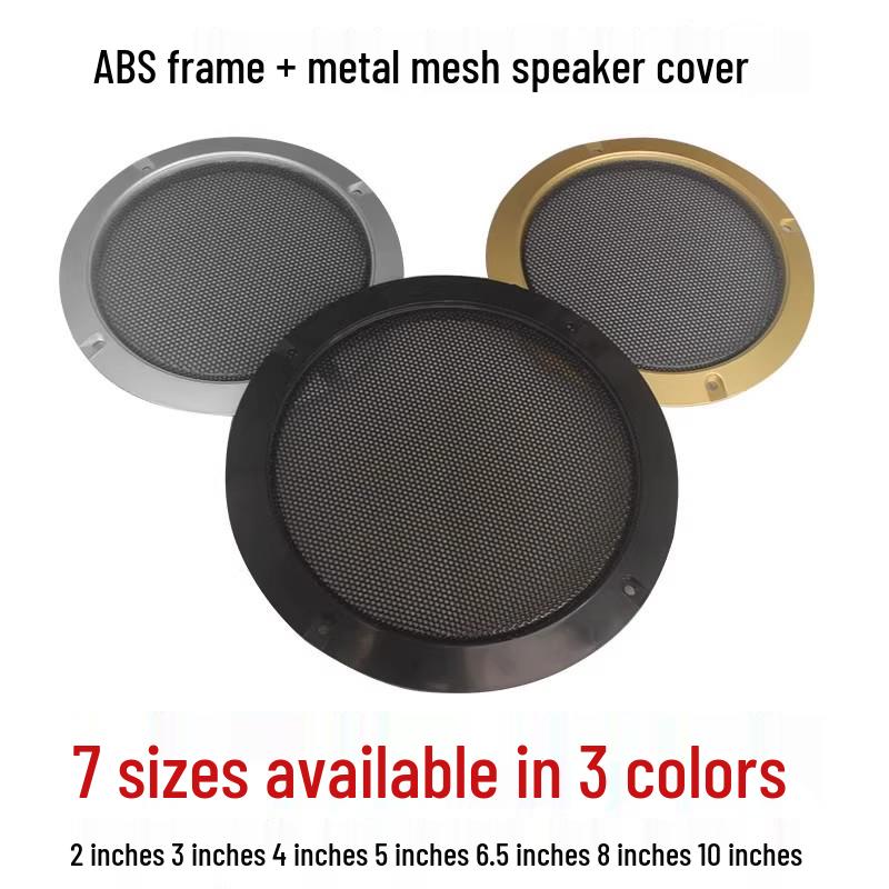 2" to 10" Speaker Grille Dustproof Protective Cover for Car Audio