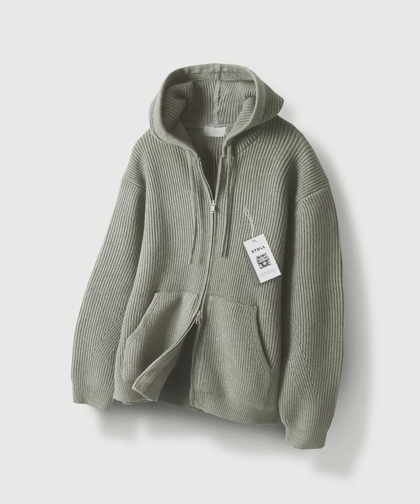 Mood Inside Washable Niju Hooded Zip-Up Knit_8 Colors