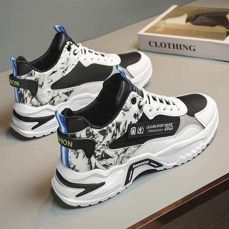 Fashion 2025 Luxury Men's Vulcanized Shoes Summer Casual Sneaker for Men Outdoor Running Platform Designer Skateboard Tenis Masculino