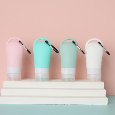 Tragbarer Haken Silikon Flasche Nachfüllbar Leere Flaschen Duschgel Shampoo Quetschbehälter Unterabfüllröhrchen Händewaschen