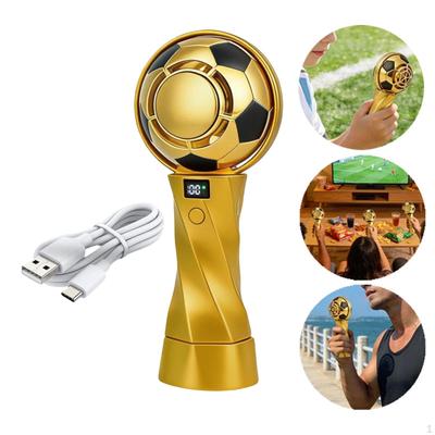 Handheld Display Personal Pocket Mini Fan Ergonomic Portable with Cooling Pad Technology
