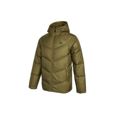 Unifarben Sport Warm Kapuzen Daunenjacke Herren Oberbekleidung Grün H20785