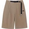 Solid Logo Three-Quarter Casual Shorts Men Shorts Camel NS6NR03M