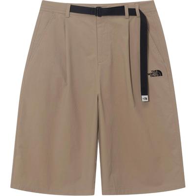 Solid Logo Three-Quarter Casual Shorts Men Shorts Camel NS6NR03M