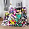 Tokidoki Blanket,portable and Suitable for All Seasons, Making A Unique Birthday Gift.A Soft Flannel Blanket