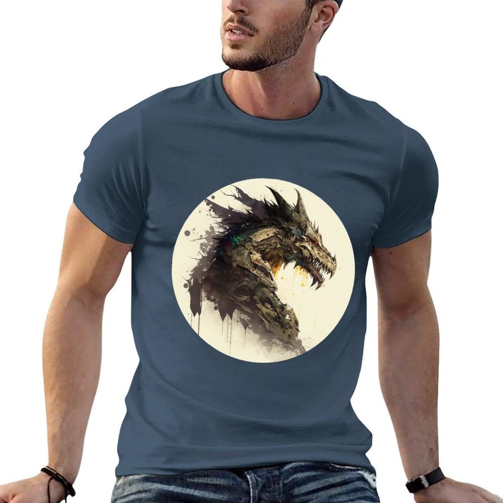 Xeissos Dragon TShirt Comfortable Workout Short Sleeve Shirt