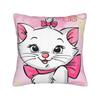 Marie Cat Aristocats Square Pillowcases Polyester Couch  Cushion Case Creative Decorative Pillow Cover 45*45