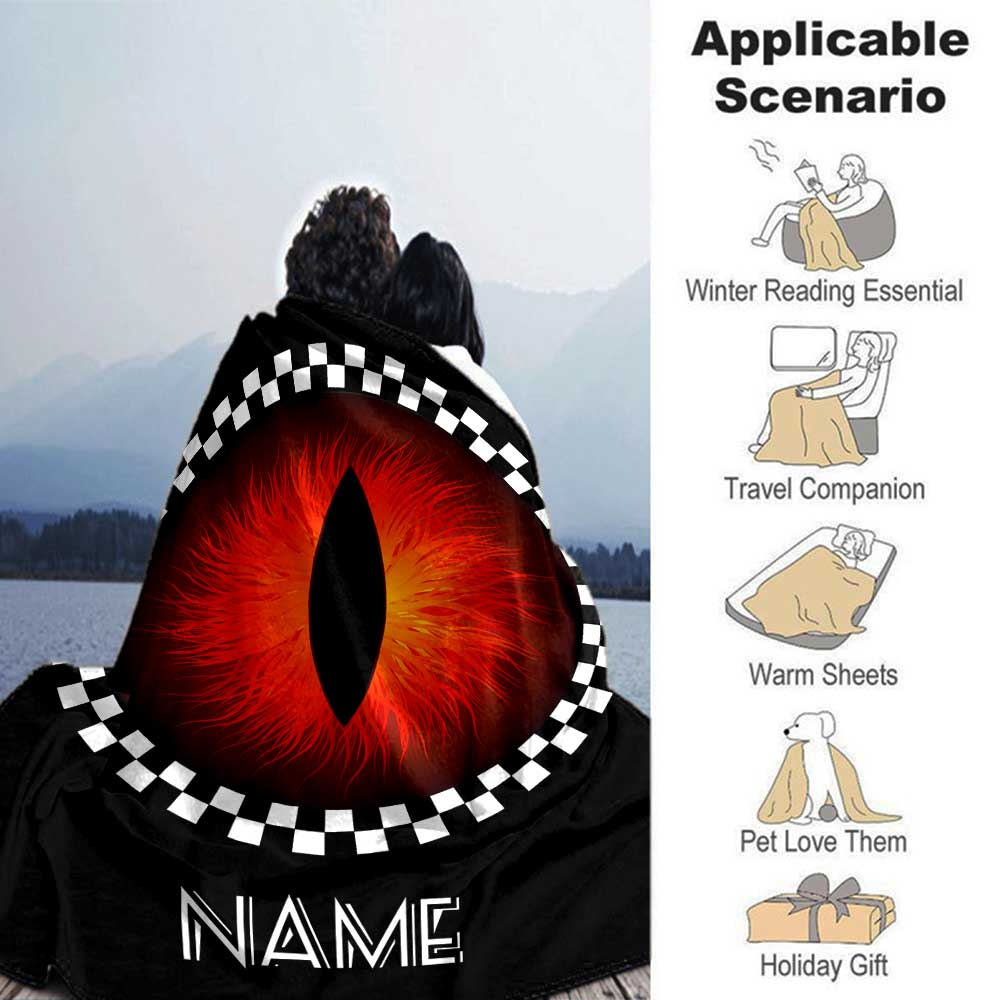 Warner (10) Customize Your Name Blanket Throw Customizable Blanket Soft & Cozy for Living Room Couch Sofa Home Decor Four Seasons Multipurpose