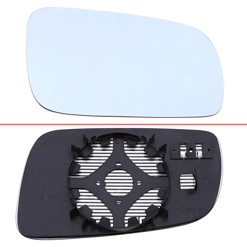 Blått oppvarmet bakspeilglass for VW Passat B5 1997-2005 Jetta/Golf MK4 venstre/høyre side