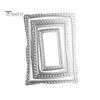 Rectangle Frame Cutting Die DIY Scrapbook Paper Cards Making Stencil Mold Decor