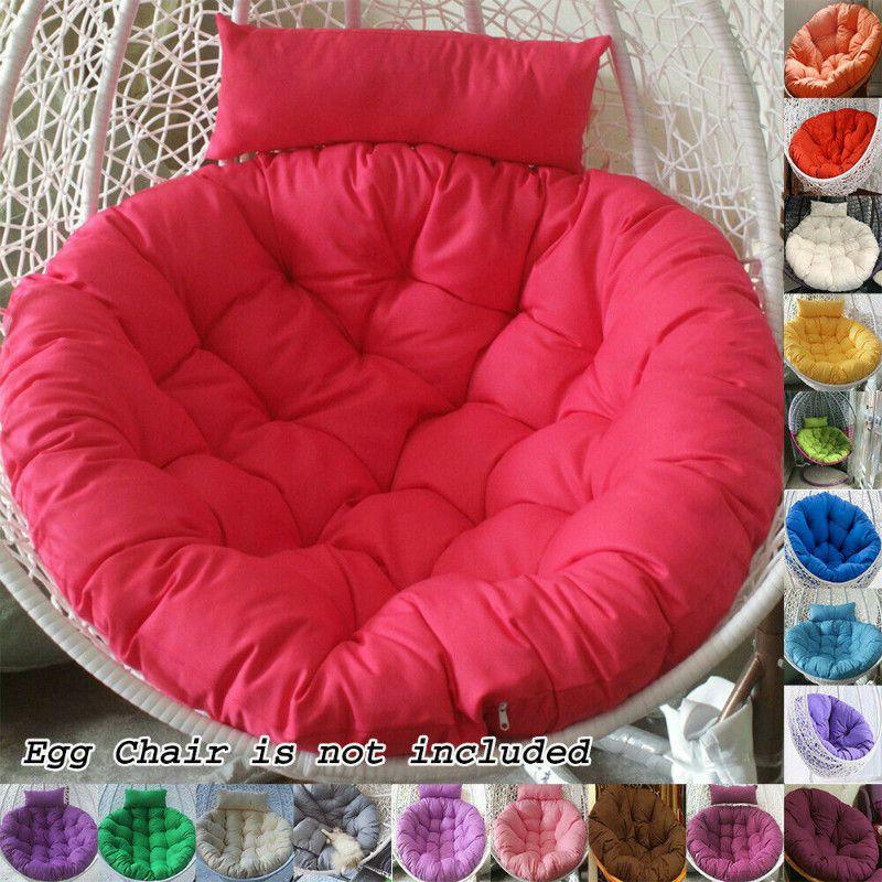 Rattan Swing Chair Cushion Hanging Egg Chair Soft Mat Pad Cover Inoutdoor Patio