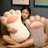 Engraçado Chubby Bear Paw Plush Pillow Stuffed Soft Simulação Teddy Bear Paws Brinquedos com Cobertor Bonecas Kawaii Presente