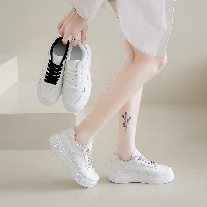 Autumn new ins breathable female student platform versatile casual sports board shoes G