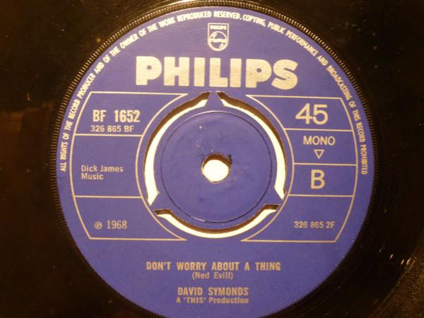 

7-дюймовая пластинка DAVID SYMONDS - Here Is The News BF1652 Philips 1968 UK Pop Б/у
