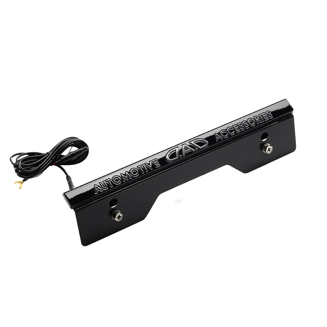 

LED Stylish License Plate Stay Car Accessories by DAD Custom Front Number Plate D.A.D [White] GE052-01-02, GARSON, Dress-Up белый