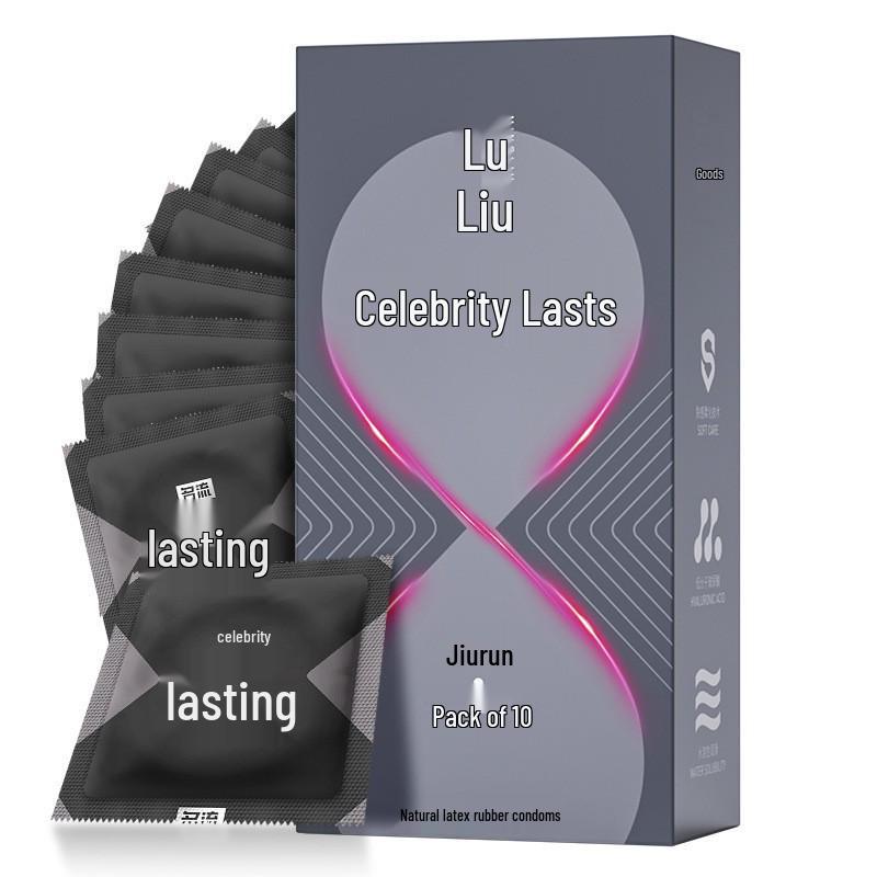 Mingliu Granular Ribbed Long-Lasting Lubricated Condoms - 002 Night Watery Angel Xiaoye Mo