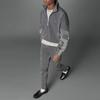 adidas originals Blue Version Series Casual Half Zipper Stand Collar Jacket Gray Men's HD2233