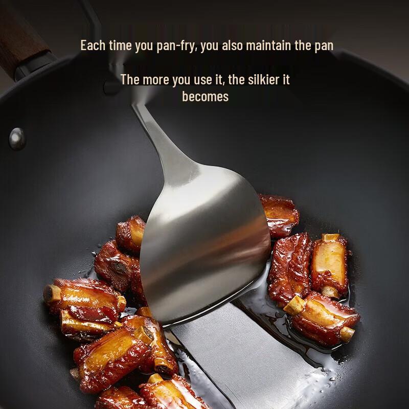 ASD Titanium Iron Non-stick Wok, 32cm