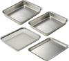 La Base Tsubame-Sanjo Stainless Steel Square Tray X 2, Square Colander & Square Plate, 4-piece Set, Made In Japan, Yoko Arimoto, LLM-8718