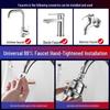 Universal Faucet Aerator with Spray Extender