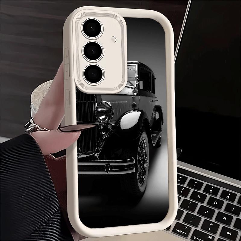 Phone Case for Samsung Galaxy S26 S25 Ultra S24 FE Classic Vintage Retro Car Shell S23 Plus S22 + S21 S20 5G Soft Silicone Funda