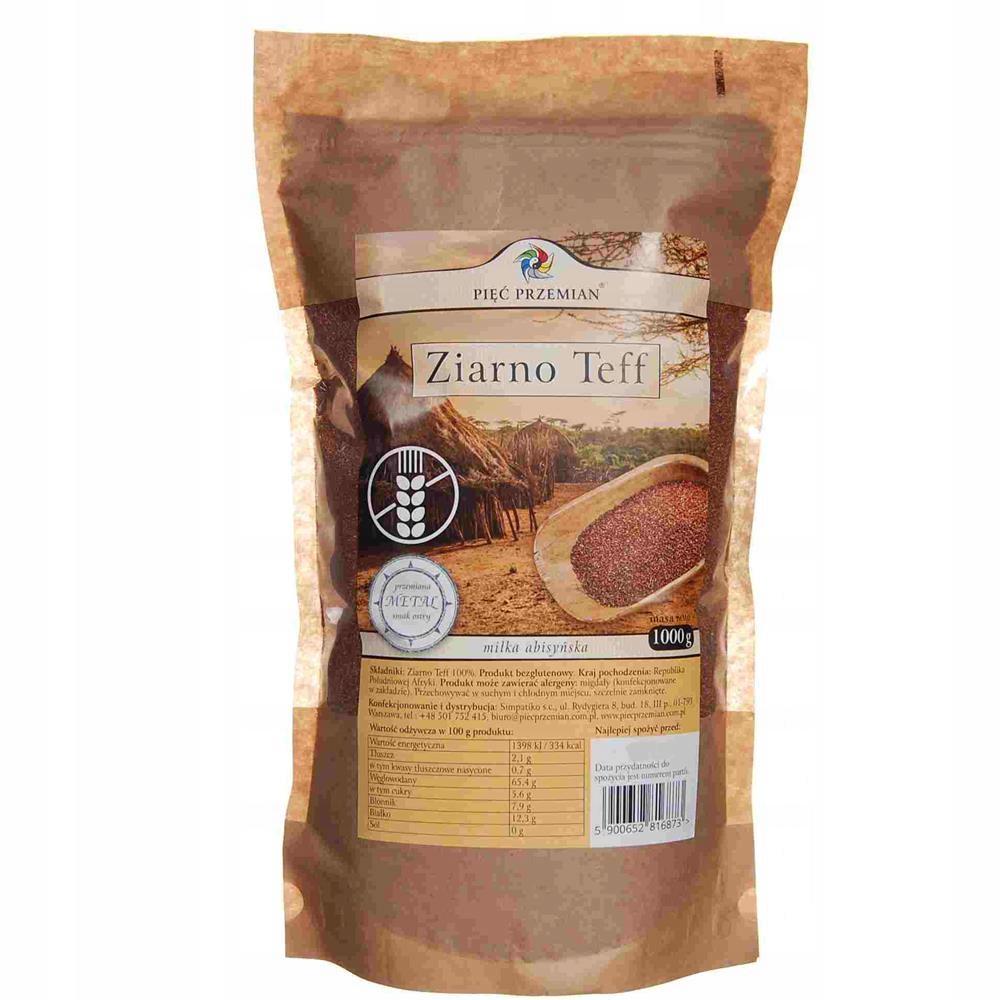 Five Transformations gluten-free teff grain 1000 g