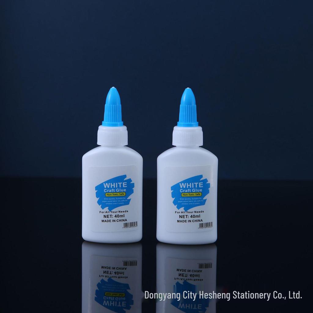 White Latex DIY Craft Glue for Children - Ideal for Wood, Paper, Fabric, and Stationery