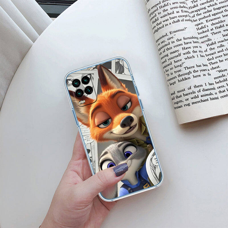 Coque de téléphone MH158 Zootopia pour Motorola G34 G32 G31 G14 G15 G84 G62 E32 G24 G72 G71 G73 G85 G200 G60 G52 G51 G50 G42 G41 G32 G30