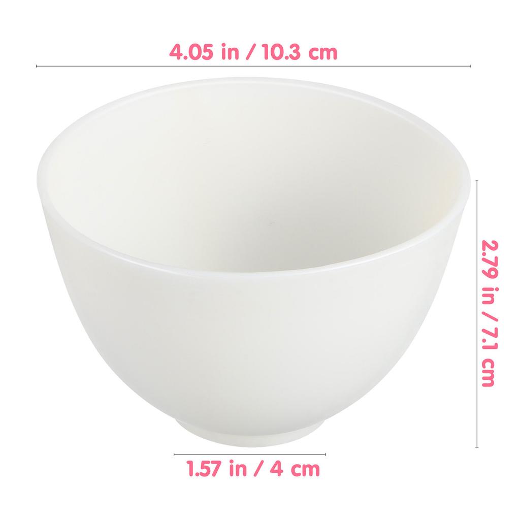 5Pcs Silicone Face Mask Mixing Bowl Premium DIY Skincare Tool Flexible Lightweight Spa Supplies Facial Mask Holder