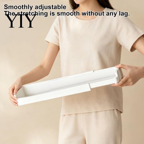 Small Item Sorting Tray Mirror Cabinet Expandable Shelf, Plastic Adjustable Layered Divider Storage Rack, Bathroom Accessories Narrow Space
