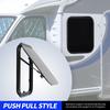 16 X 20in RV Window Rounded Corner Double Layer Acrylic Hydraulic Support Rod Privacy Protection for Caravan Trailer