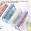 Transparent Pencil Case Large Capacity Simple Pen Bag Waterproof Cosmetic Bag School Study Stationery Office Supplies Makeup Bag